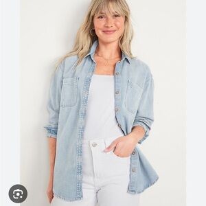 Old Navy boyfriend shirt size XS
